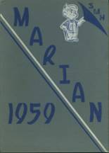 St. Mary High School 1959 yearbook cover photo