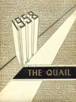 Quail High School 1958 yearbook cover photo