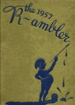 Ambler High School 1957 yearbook cover photo