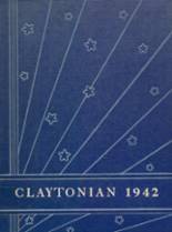 Clay City Community High School 1942 yearbook cover photo