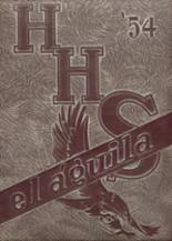 1954 Hillsboro High School Yearbook from Hillsboro, Texas cover image