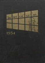 1954 Lawrence High School Yearbook from Cedarhurst, New York cover image