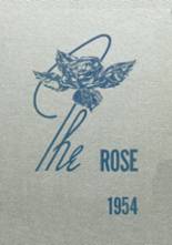 Wild Rose High School 1954 yearbook cover photo