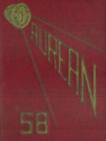Richfield High School 1958 yearbook cover photo