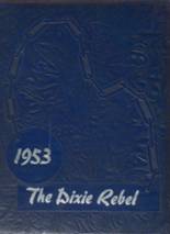 Dixie High School 1953 yearbook cover photo