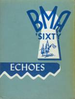 Blue Mountain Academy 1960 yearbook cover photo