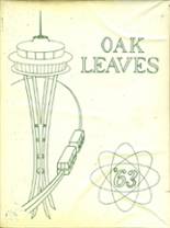 Oakland High School 1963 yearbook cover photo
