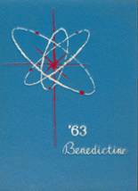 Benedictine High School 1963 yearbook cover photo