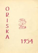 Oriskany Falls High School 1954 yearbook cover photo