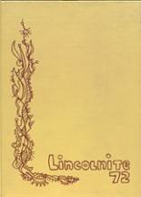 Lincoln Community High School 1972 yearbook cover photo