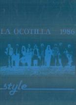 Brawley Union High School 1986 yearbook cover photo