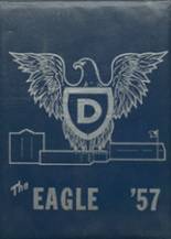 Dunlap High School 1957 yearbook cover photo