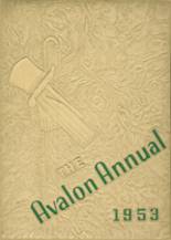 Avalon High School 1953 yearbook cover photo