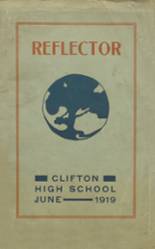 Clifton High School 1919 yearbook cover photo