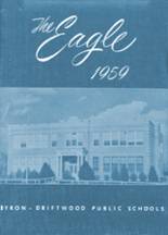 Byron-Driftwood High School 1959 yearbook cover photo