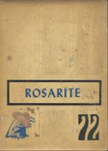 Holy Rosary Institute 1972 yearbook cover photo