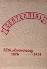 Centennial High School 1951 yearbook cover photo