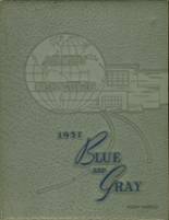 Washington - Lee High School 1957 yearbook cover photo