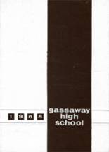 Gassaway High School 1968 yearbook cover photo