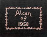 Alfred-Almond Central High School 1958 yearbook cover photo