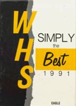 Wilson High School 1991 yearbook cover photo
