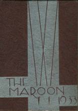 Johnson High School 1933 yearbook cover photo