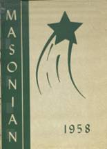 Mason High School 1958 yearbook cover photo