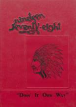 Tishomingo High School 1978 yearbook cover photo