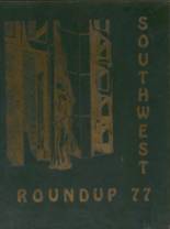 Southwest High School 1977 yearbook cover photo