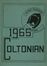 Colton-Pierrepont High School 1965 yearbook cover photo