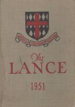 St. George's School 1951 yearbook cover photo
