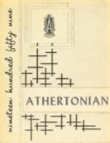 Atherton High School 1959 yearbook cover photo