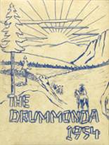 Drummond High School 1954 yearbook cover photo