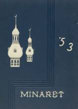 1953 East High School Yearbook from Akron, Ohio cover image