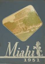 Miami High School 1951 yearbook cover photo