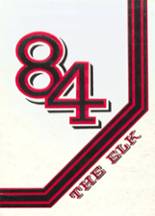 Burleson High School 1984 yearbook cover photo