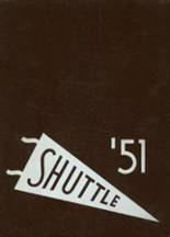 Shaw High School 1951 yearbook cover photo