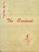 Hoisington High School 1957 yearbook cover photo