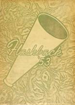 Roosevelt High School 1953 yearbook cover photo