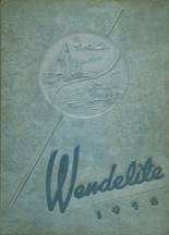 St. Wendelin High School 1958 yearbook cover photo