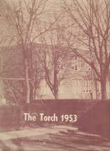 Strafford High School 1953 yearbook cover photo