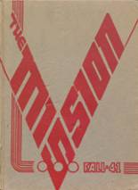 Mission High School 1941 yearbook cover photo