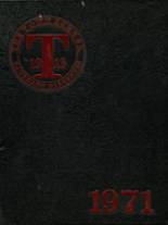 The Town School 1971 yearbook cover photo