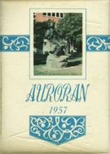 East Aurora High School 1957 yearbook cover photo