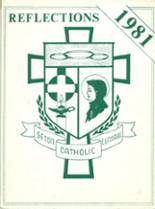 Seton Catholic Central High School 1981 yearbook cover photo