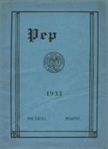 1933 Mexico High School Yearbook from Mexico, Maine cover image