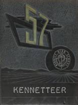 Kennett Consolidated High School 1957 yearbook cover photo