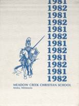 1982 Meadow Creek Christian High School Yearbook from Andover, Minnesota cover image