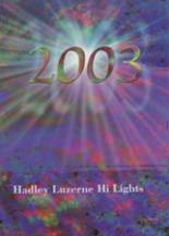 Hadley-Luzerne High School 2003 yearbook cover photo
