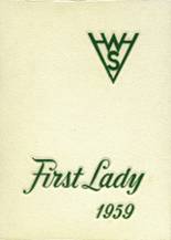 Whitney Vocational 1959 yearbook cover photo